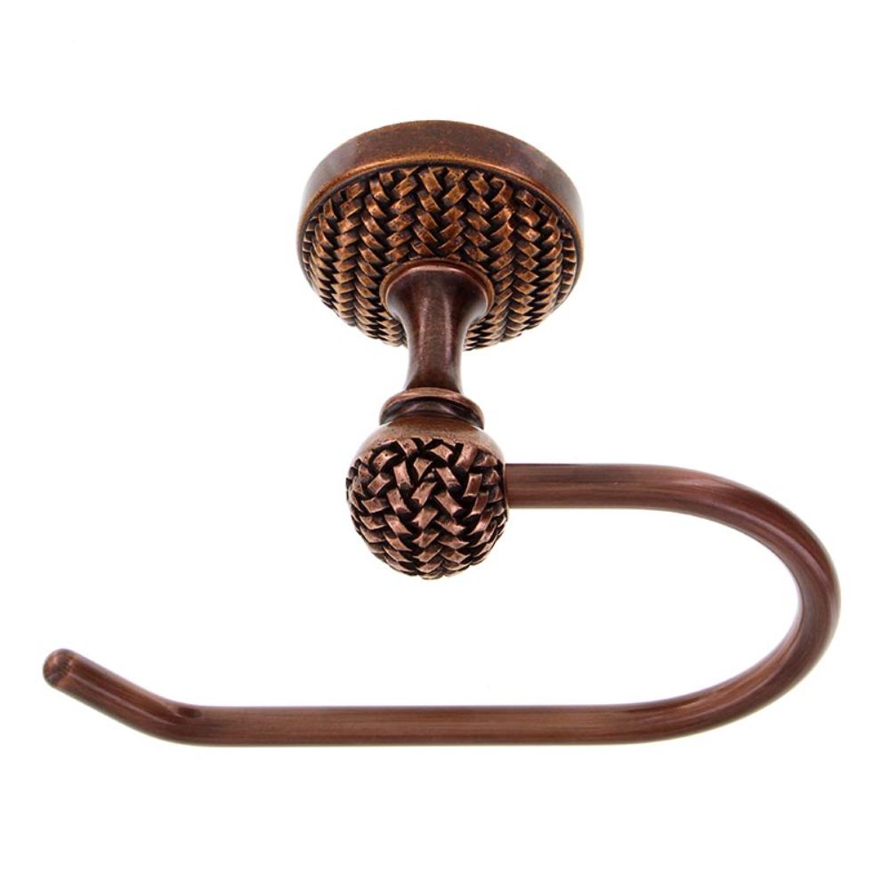 Vicenza TP9003F-AC Cestino Toilet Paper Holder French in Antique Copper