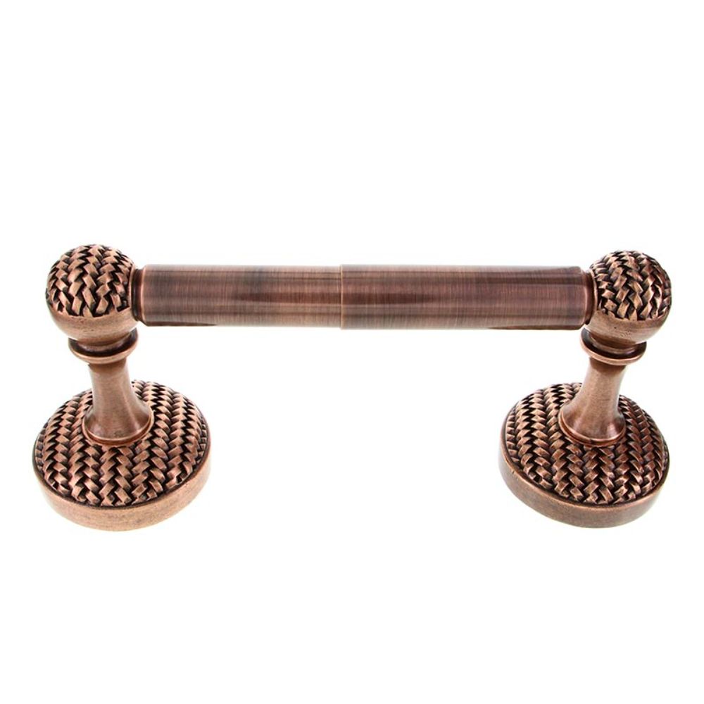 Vicenza TP9003S-AC Cestino Toilet Paper Holder Spring in Antique Copper