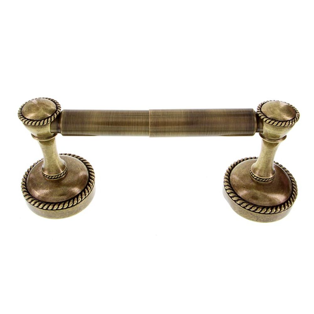Vicenza TP9004S-AB Equestre Toilet Paper Holder Spring in Antique Brass