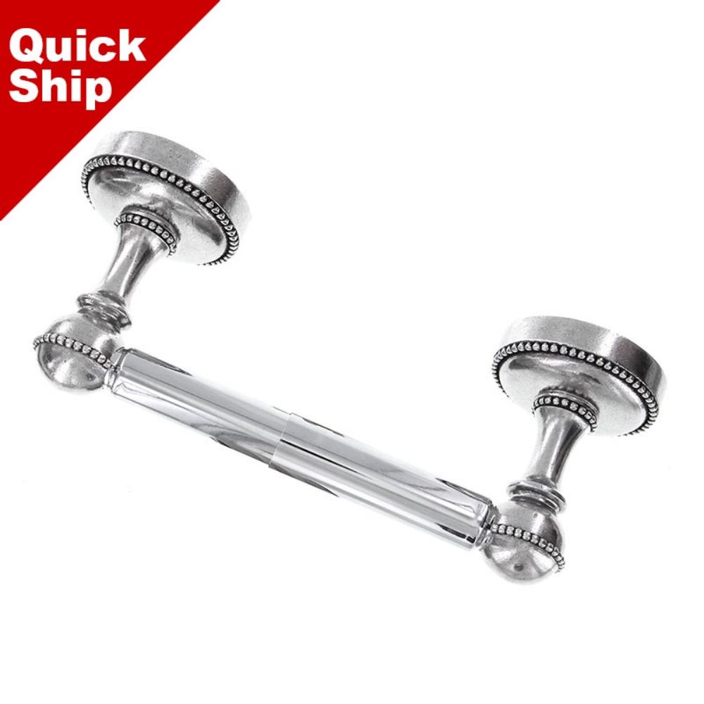 Vicenza TP9006S-AS Sanzio Toilet Paper Holder Spring in Antique Silver