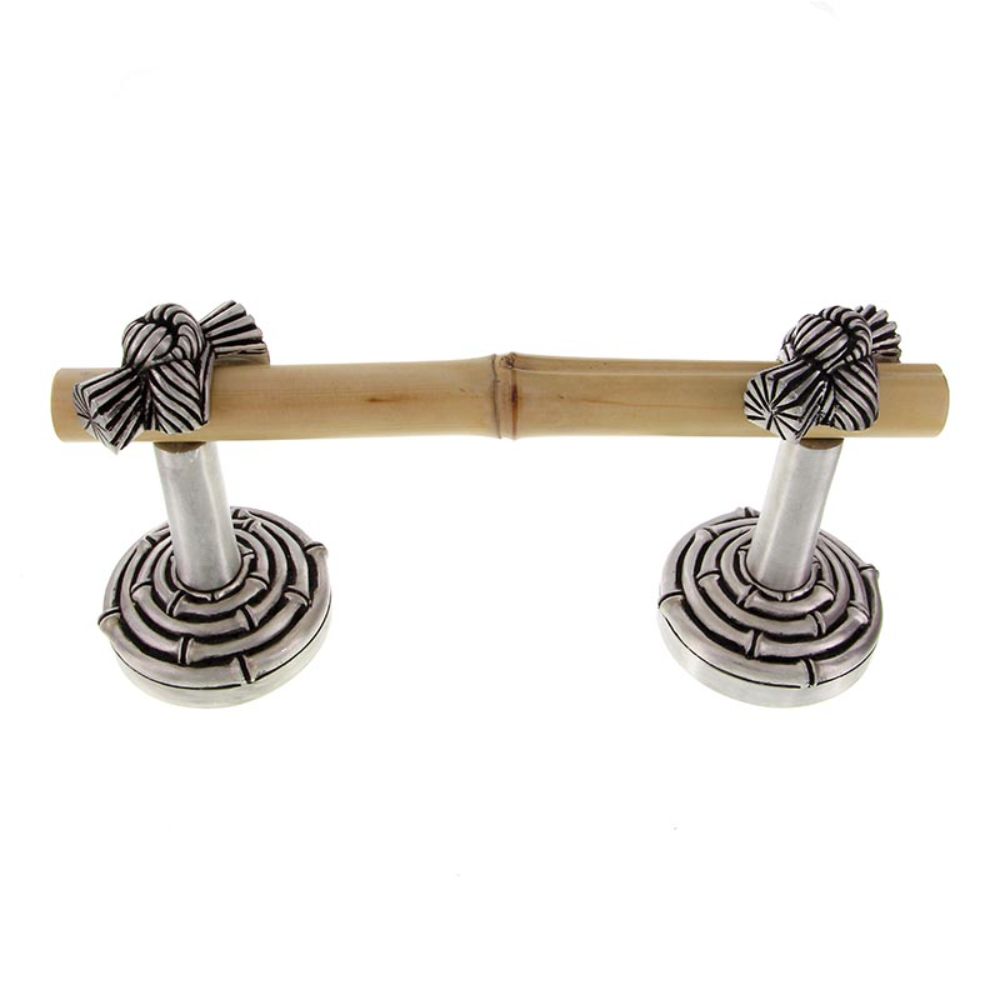 Vicenza TP9008S-AN Palmaria Toilet Paper Holder Bamboo Knot Spring in Antique Nickel