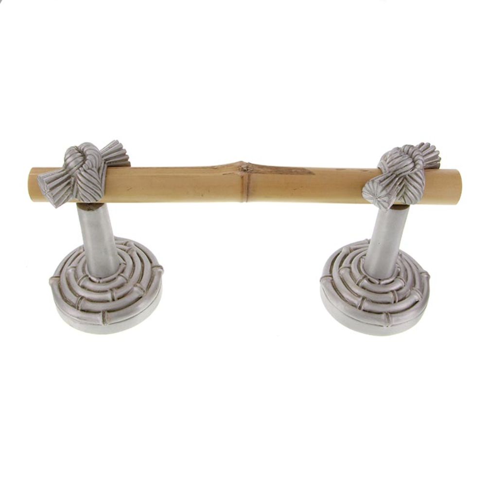 Vicenza TP9008S-SN Palmaria Toilet Paper Holder Bamboo Knot Spring in Satin Nickel