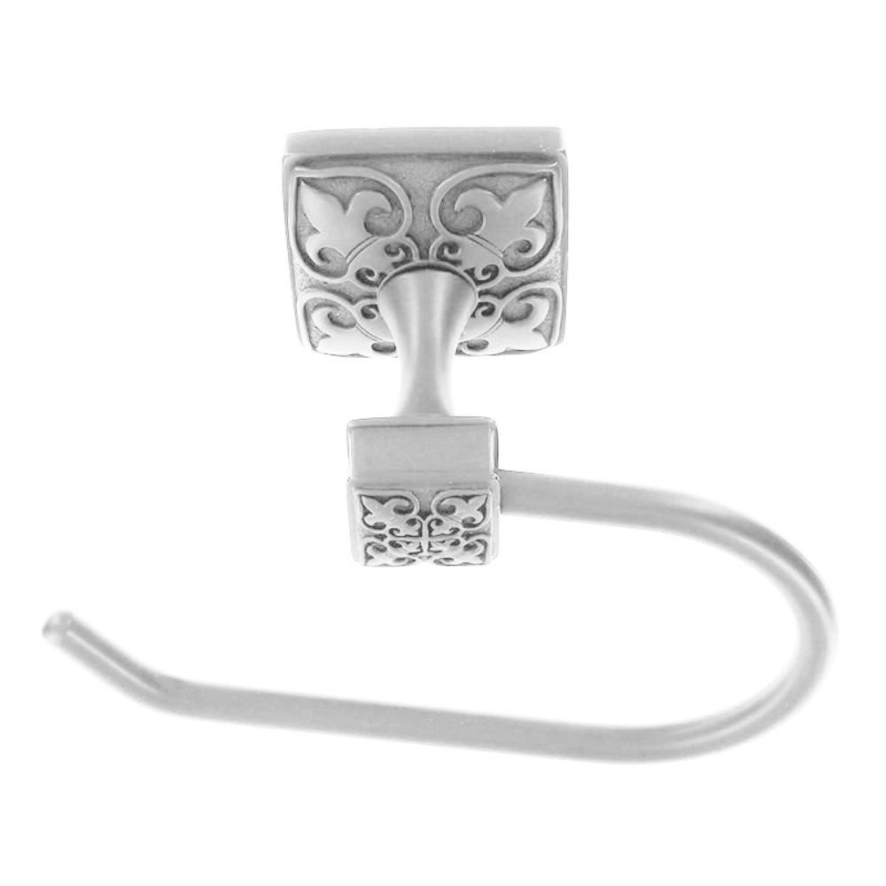 Vicenza TP9013F-SN Fleur de Lis Toilet Paper Holder French in Satin Nickel