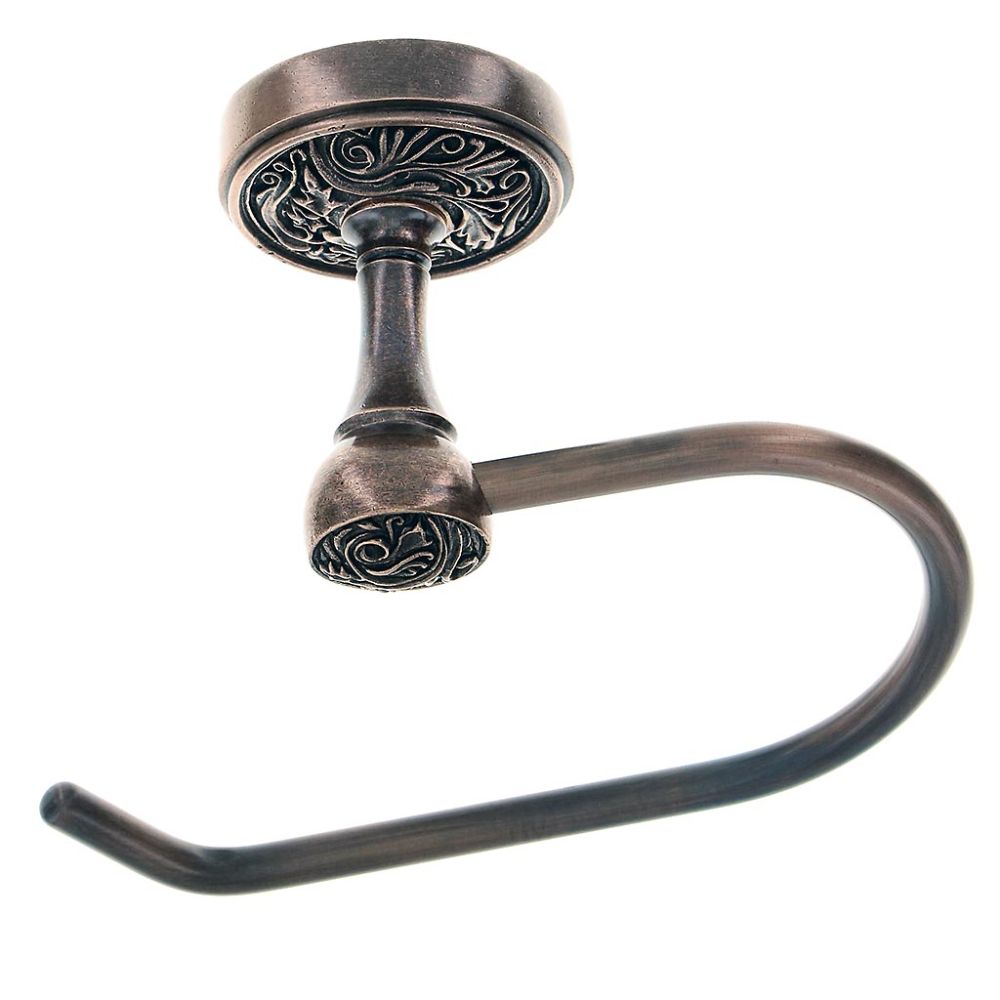 Vicenza TP9014F-AC Liscio Toilet Paper Holder French in Antique Copper