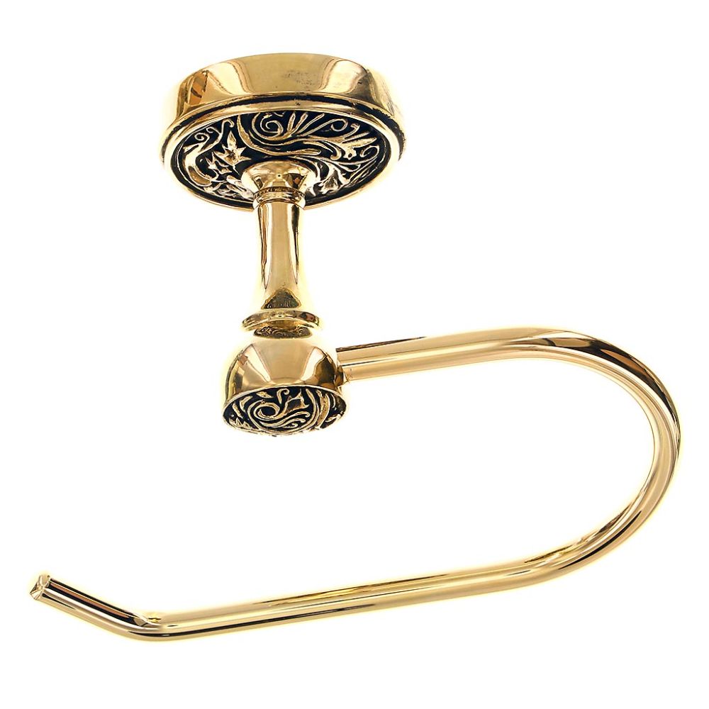 Vicenza TP9014F-AG Liscio Toilet Paper Holder French in Antique Gold
