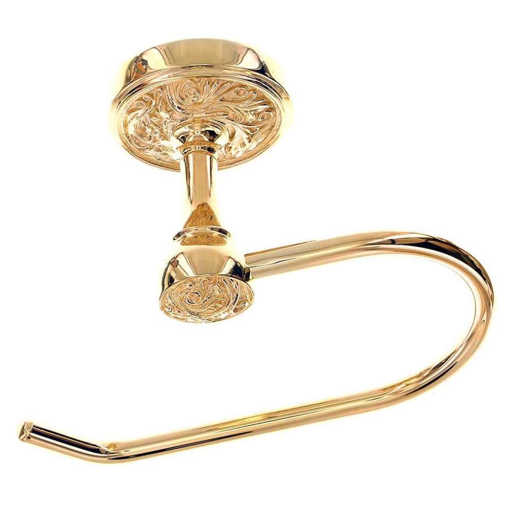Vicenza TP9014F-PG Liscio Toilet Paper Holder French in Polished Gold