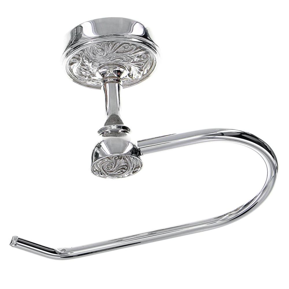 Vicenza TP9014F-PS Liscio Toilet Paper Holder French in Polished Silver