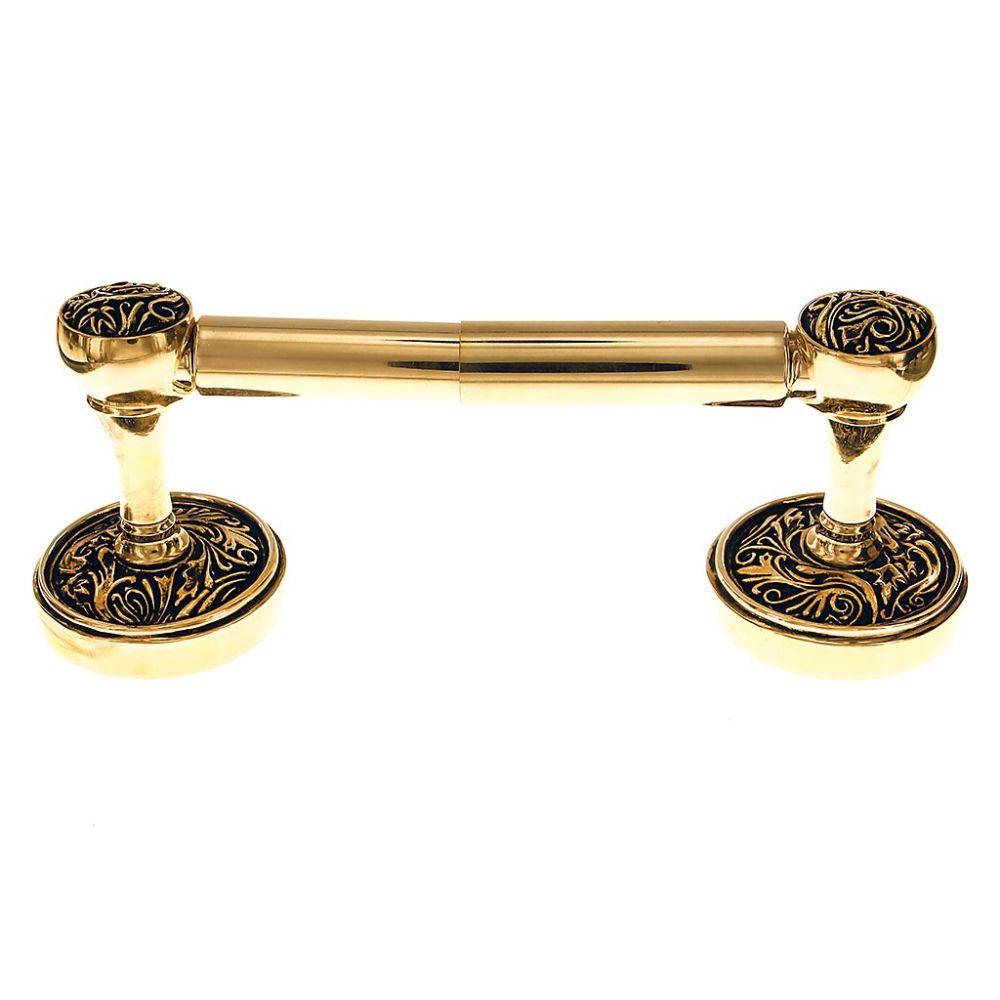Vicenza TP9014S-AG Liscio Toilet Paper Holder Spring in Antique Gold