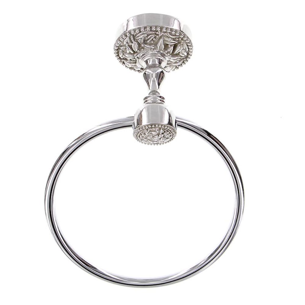 Vicenza TR9000-PN San Michele Towel Ring in Polished Nickel