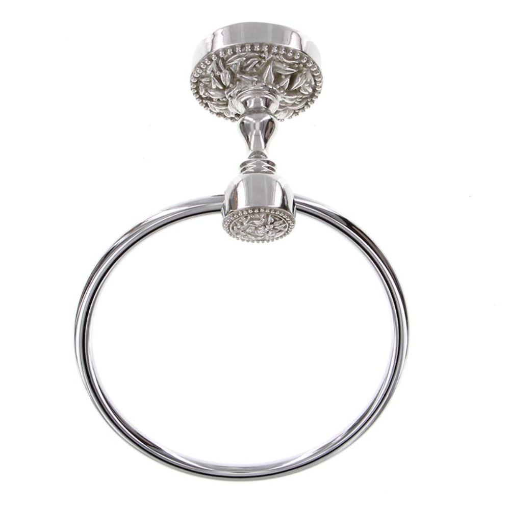 Vicenza TR9000-PS San Michele Towel Ring in Polished Silver