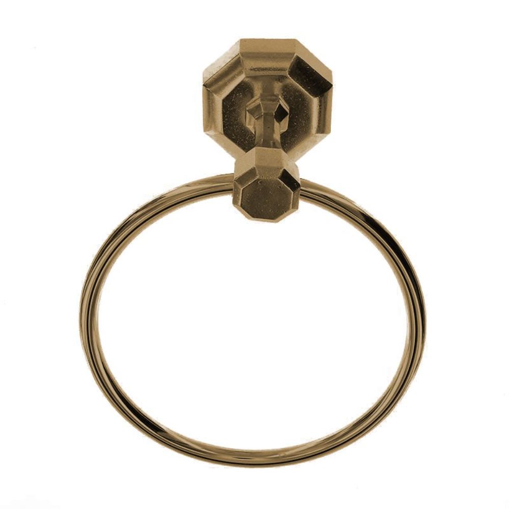 Vicenza TR9002-AB Archimedes Towel Ring in Antique Brass
