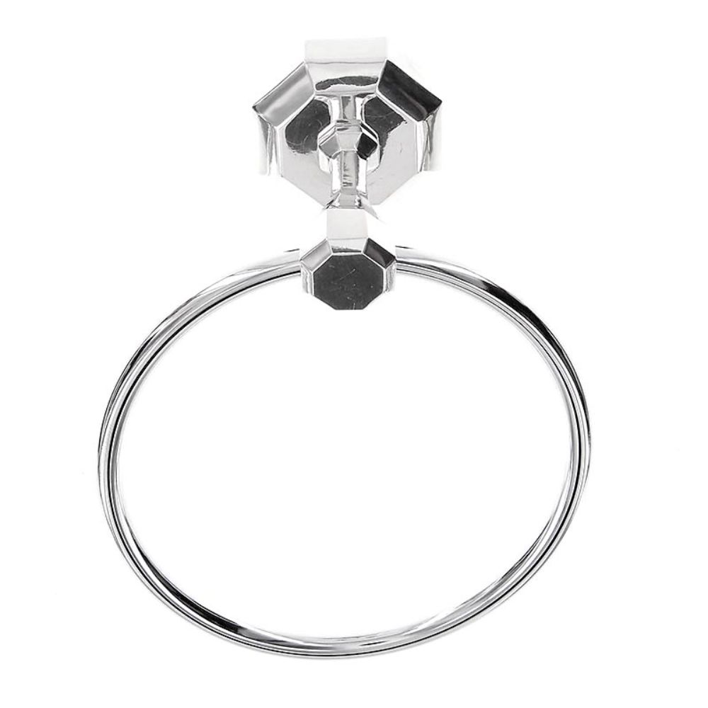 Vicenza TR9002-PN Archimedes Towel Ring in Polished Nickel