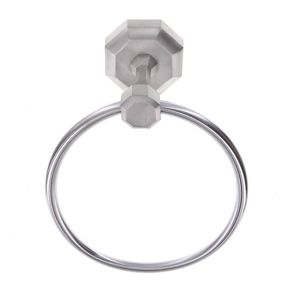Vicenza TR9002-SN Archimedes Towel Ring in Satin Nickel
