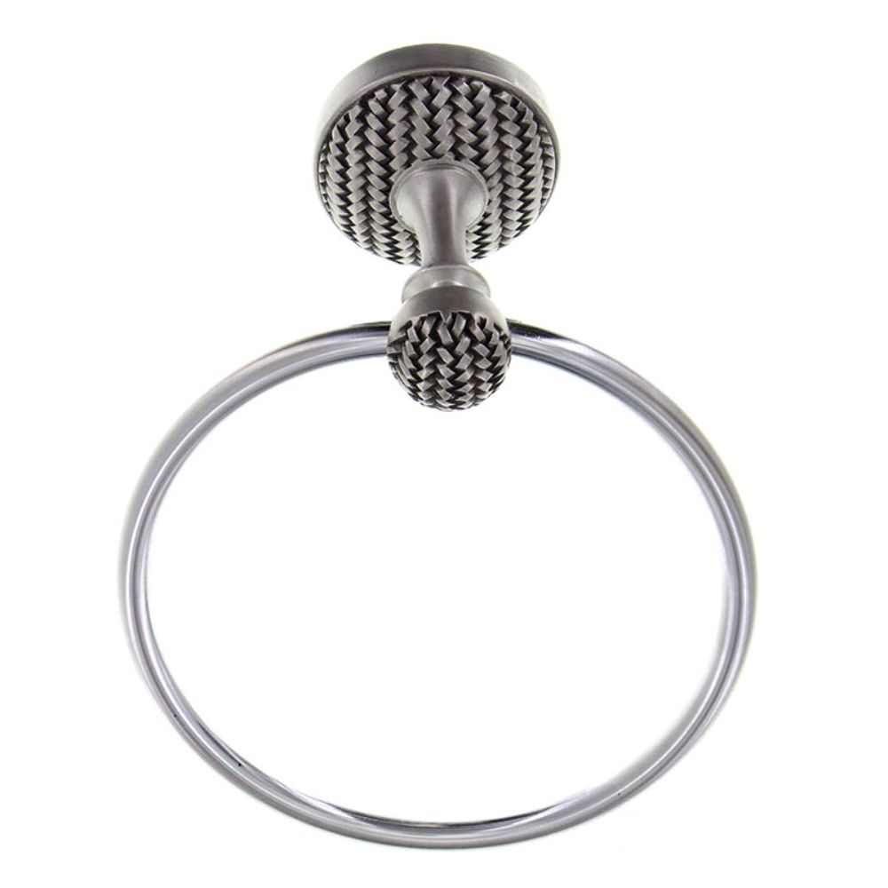 Vicenza TR9003-AN Cestino Towel Ring in Antique Nickel