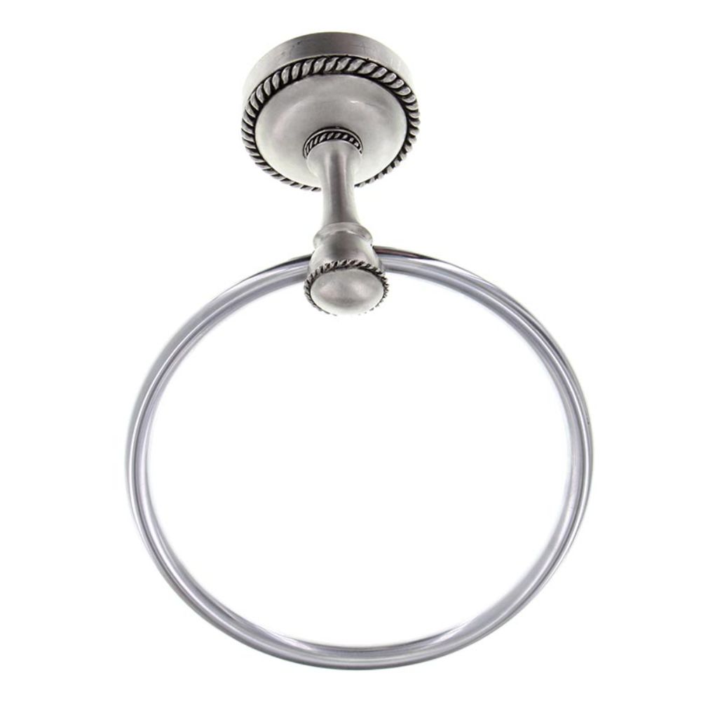 Vicenza TR9004-AN Equestre Towel Ring in Antique Nickel