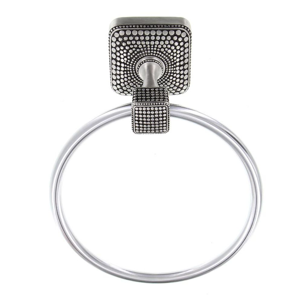 Vicenza TR9005-AN Tiziano Towel Ring in Antique Nickel