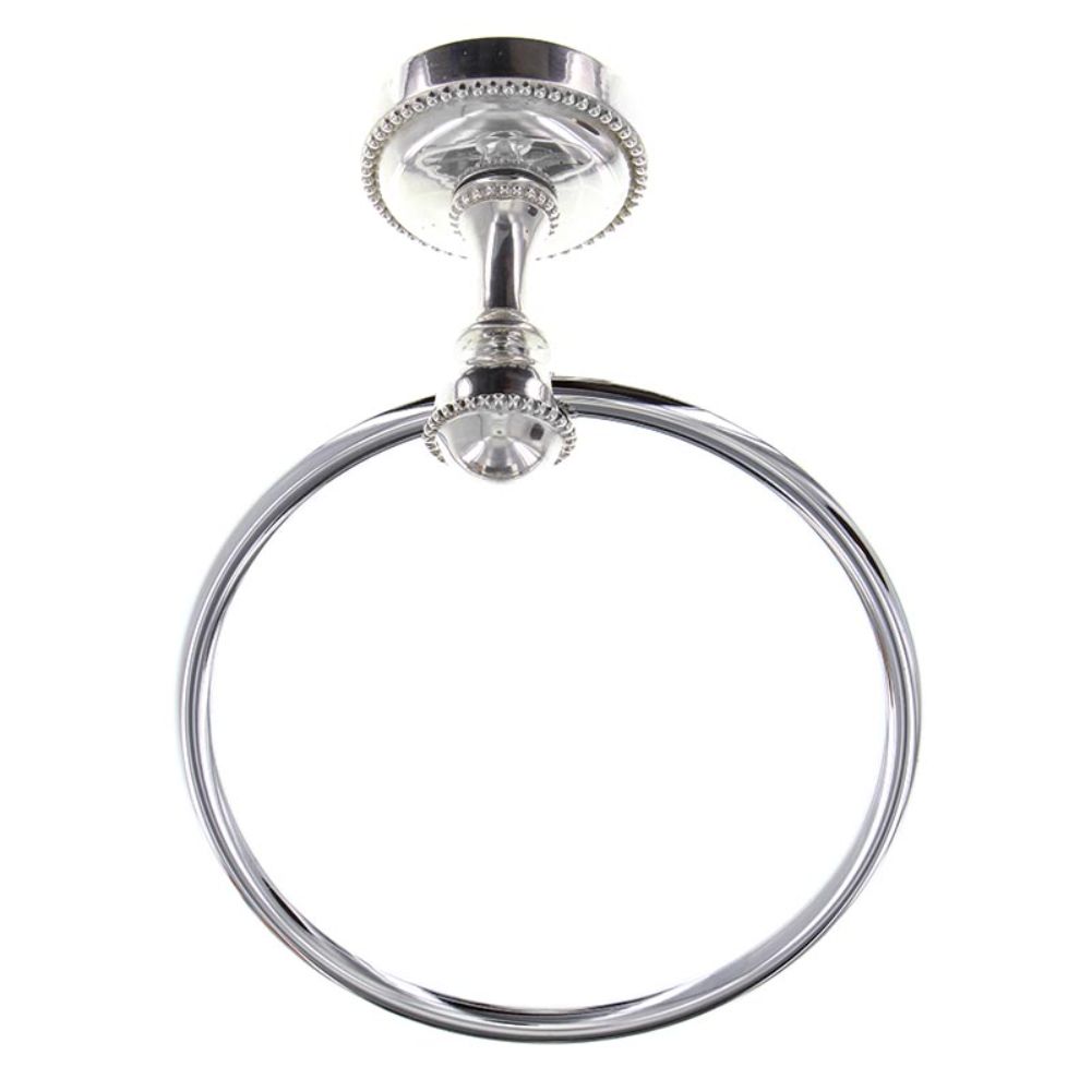 Vicenza TR9006-PS Sanzio Towel Ring in Polished Silver