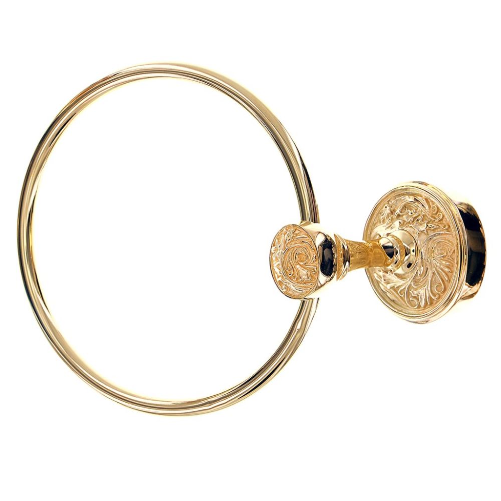 Vicenza TR9014-PG Liscio Toilet Ring in Polished Gold