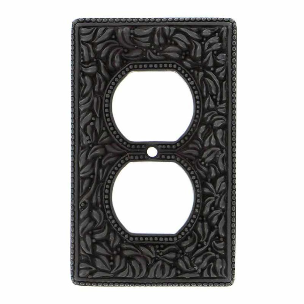 Vicenza WP7001-OB San Michele Wall Plate Single Outlet in Oil-Rubbed Bronze