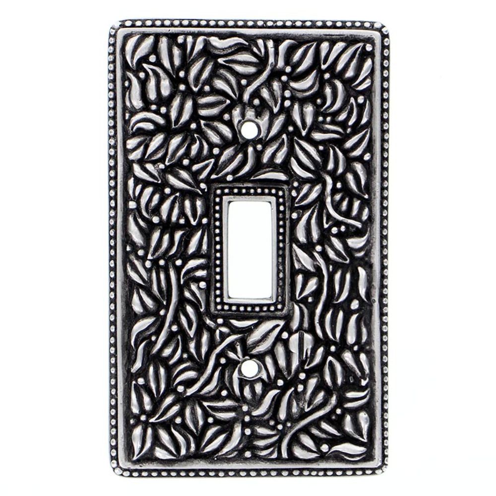 Vicenza WP7002-AN San Michele Wall Plate Single Toggle in Antique Nickel