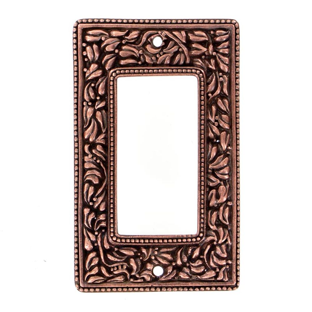 Vicenza WP7004-AC San Michele Wall Plate Single Dimmer in Antique Copper