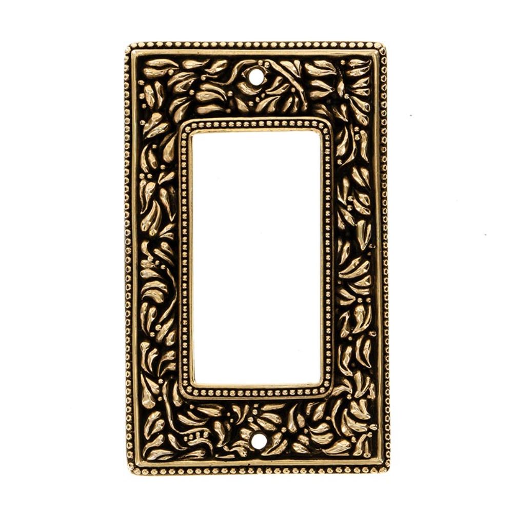 Vicenza WP7004-AG San Michele Wall Plate Single Dimmer in Antique Gold