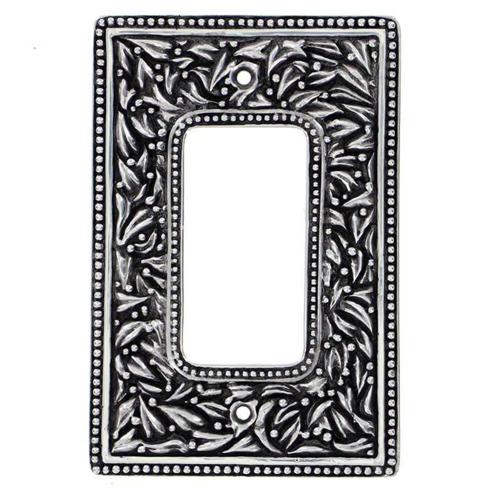 Vicenza WP7004-AS San Michele Wall Plate Single Dimmer in Antique Silver