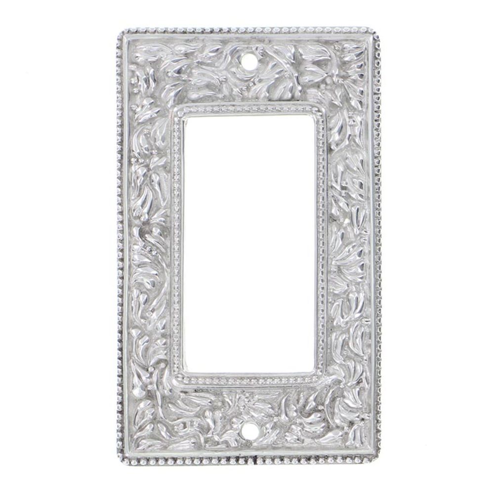 Vicenza WP7004-PS San Michele Wall Plate Single Dimmer in Polished Silver