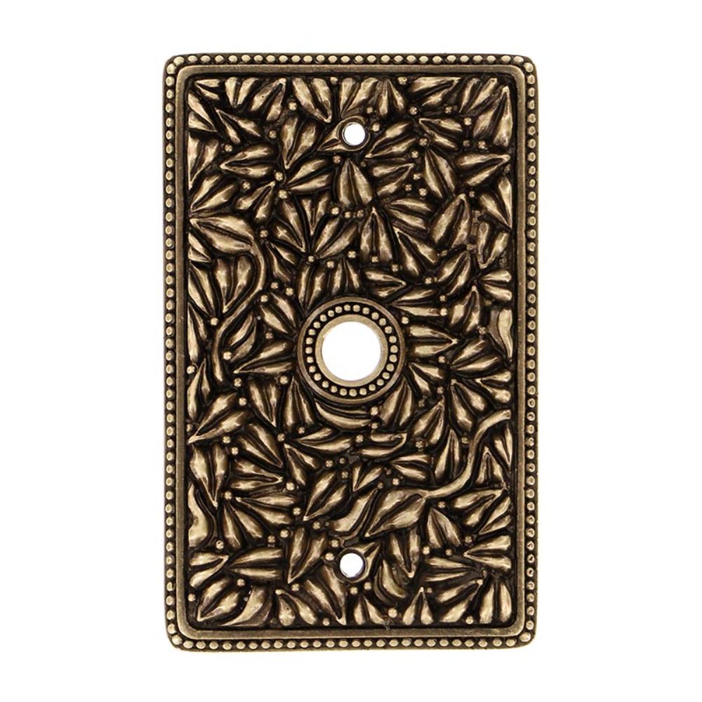 Vicenza WP7009-AB San Michele Wall Plate TV/Phone in Antique Brass