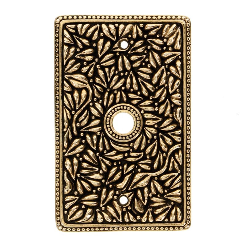 Vicenza WP7009-AG San Michele Wall Plate TV/Phone in Antique Gold