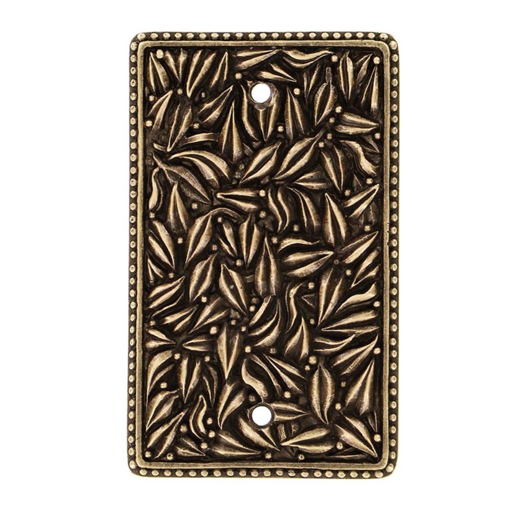 Vicenza WP7010-AB San Michele Wall Plate Blank in Antique Brass