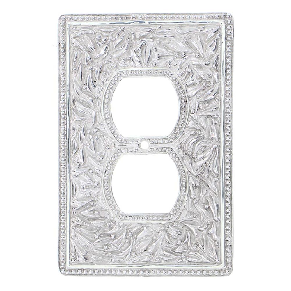 Vicenza WPJ7001-PN San Michele Wall Plate Jumbo Outlet in Polished Nickel