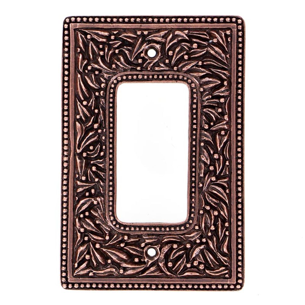 Vicenza WPJ7004-AC San Michele Wall Plate Jumbo Dimmer in Antique Copper