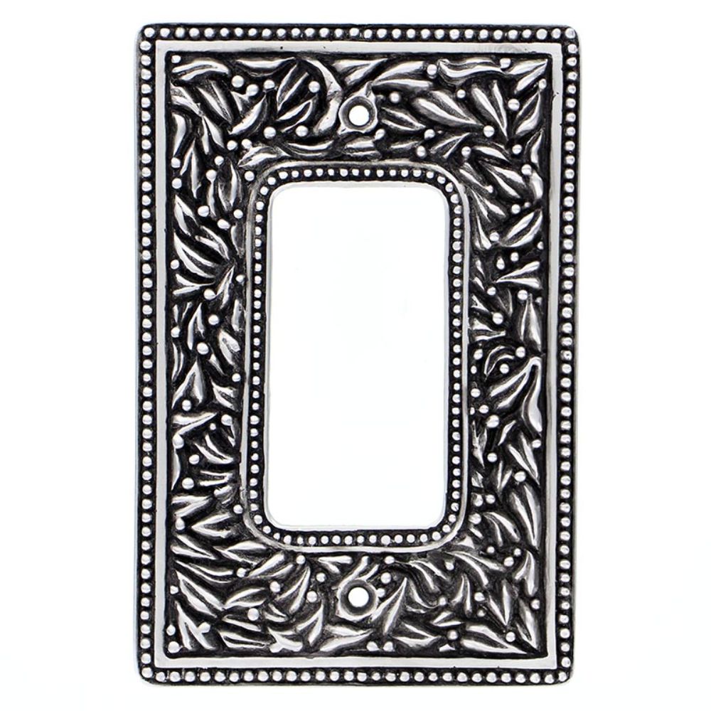 Vicenza WPJ7004-AN San Michele Wall Plate Jumbo Dimmer in Antique Nickel