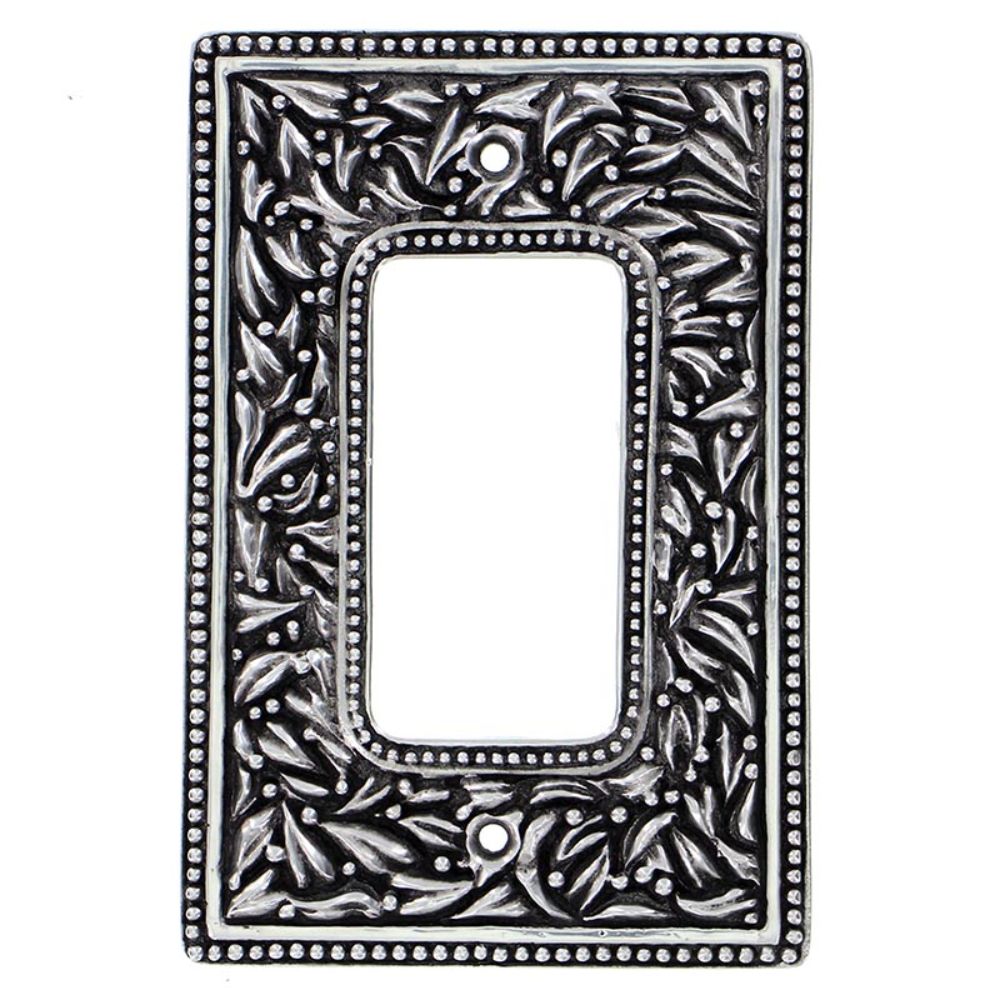 Vicenza WPJ7004-AS San Michele Wall Plate Jumbo Dimmer in Antique Silver