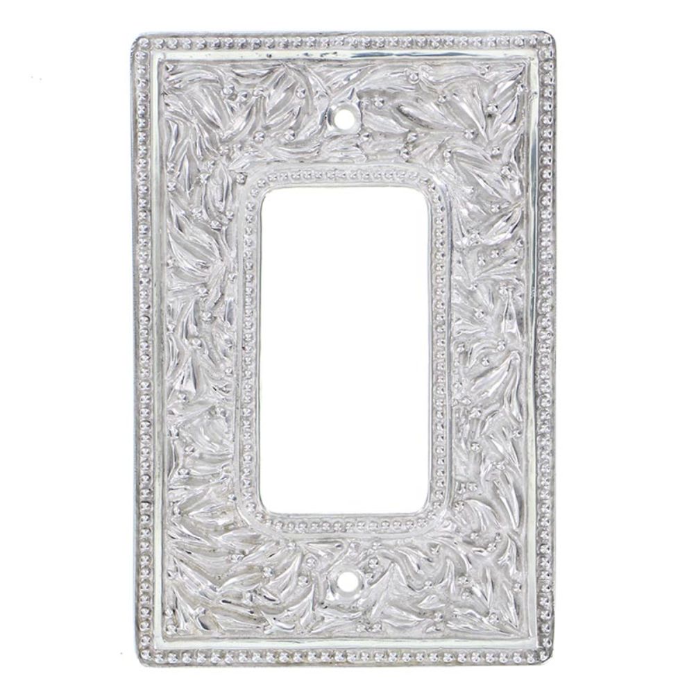 Vicenza WPJ7004-PS San Michele Wall Plate Jumbo Dimmer in Polished Silver