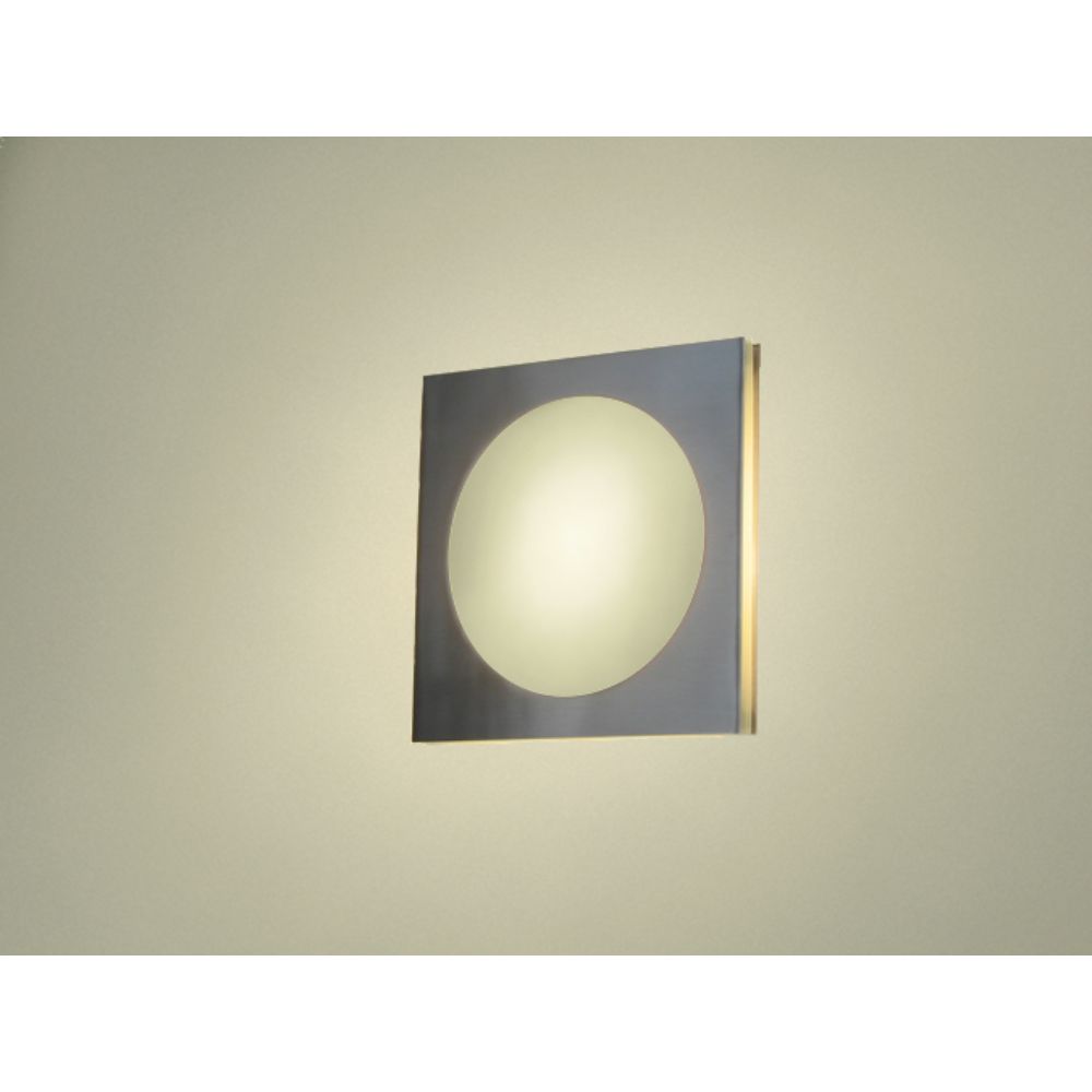 WPT Design BasicPared-BS-PY Basic Pared - Sconce - Pythagoras - Brushed Stainless 