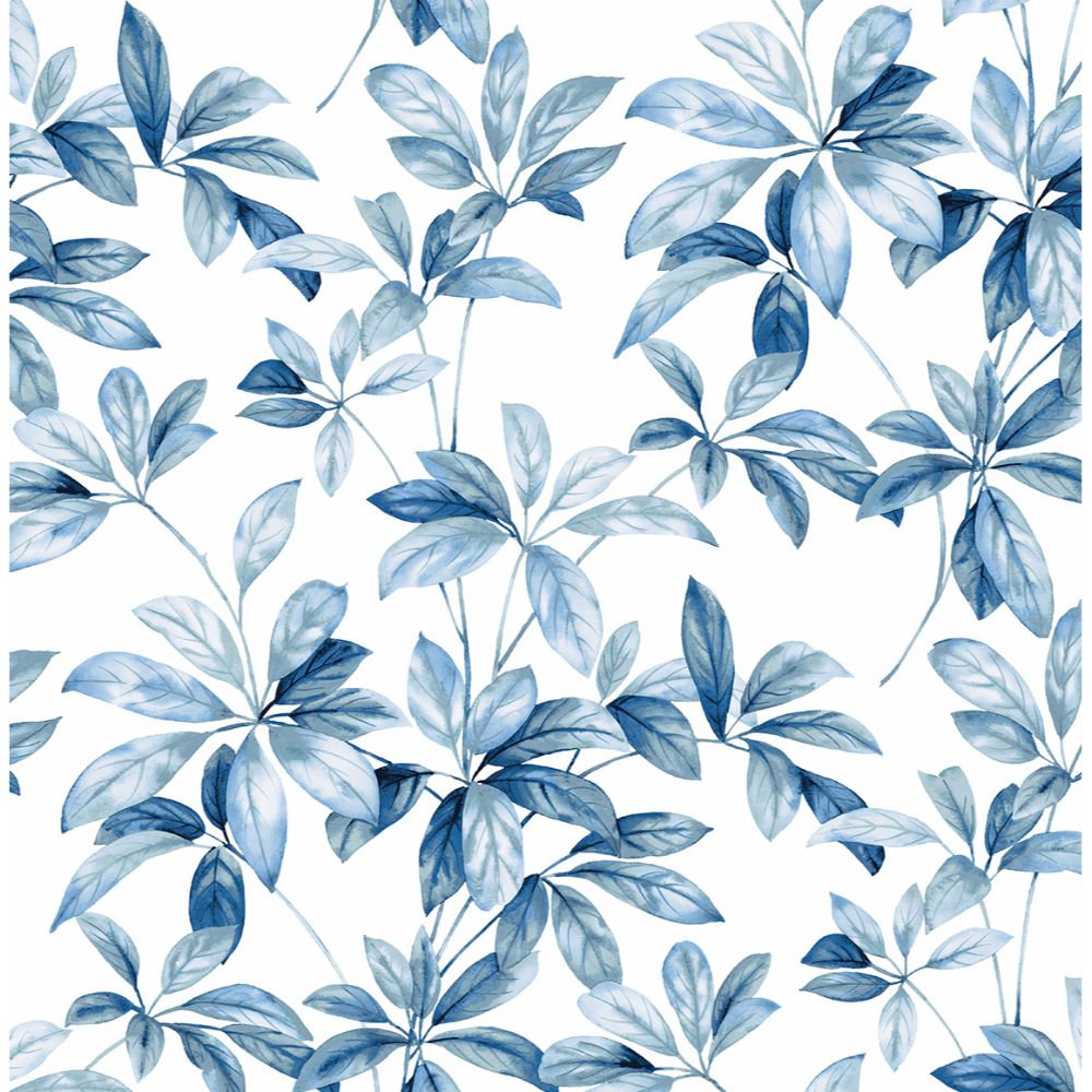 NextWall NW45602 Leaf Trail Wallpaper in Lakeside