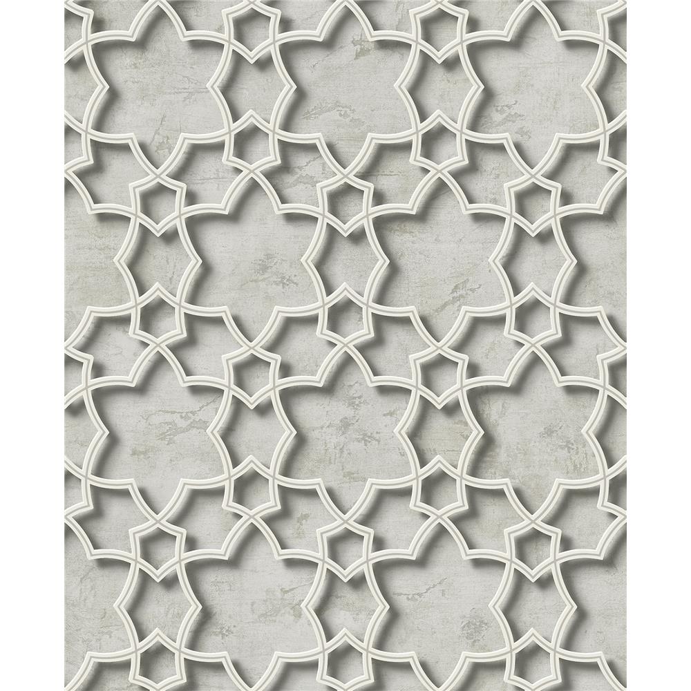 Wallquest DS60608 3D Classical Islamic Lattice Wallpaper