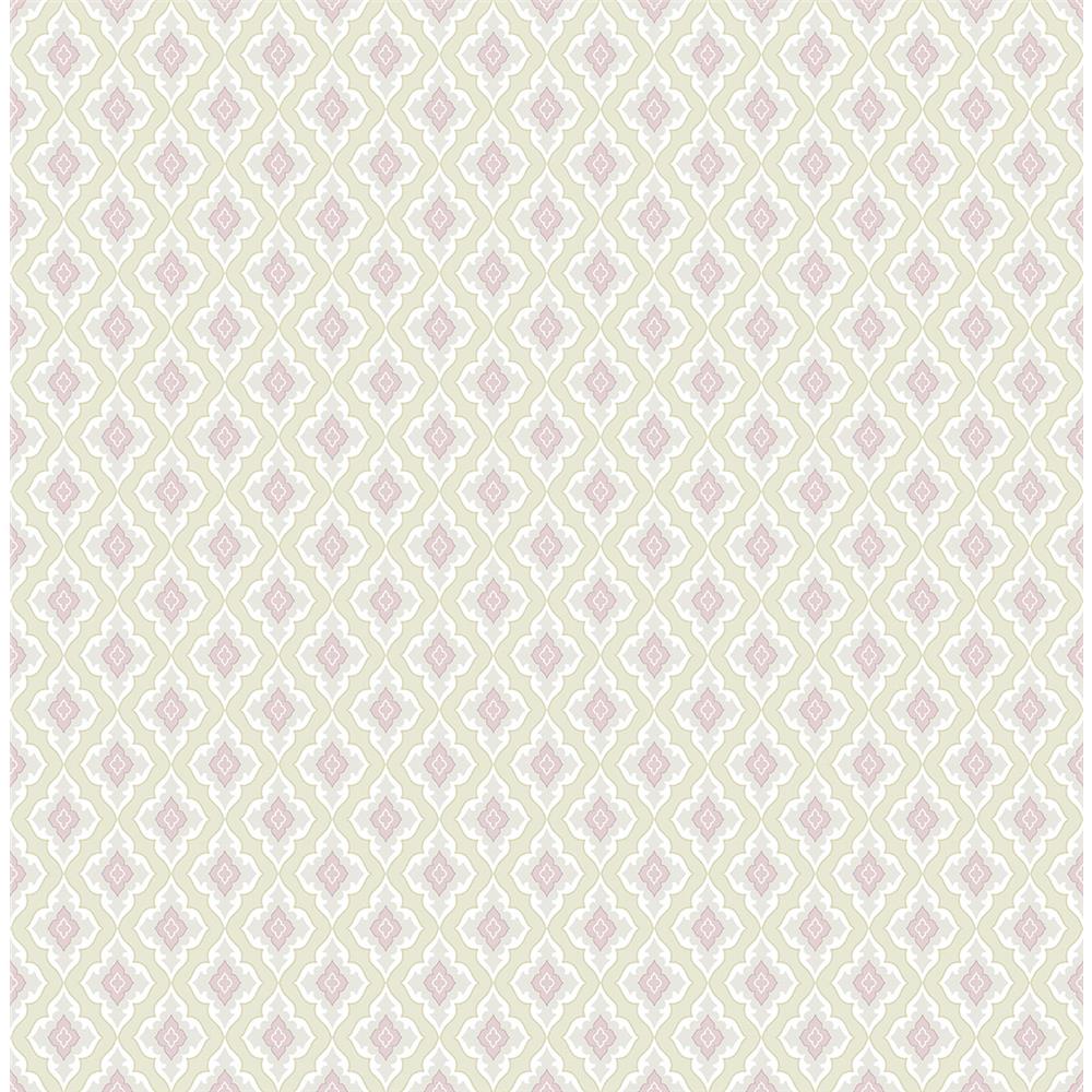 Wallquest FL91809 French Cameo Grahm Traditional Wallpaper in Purple