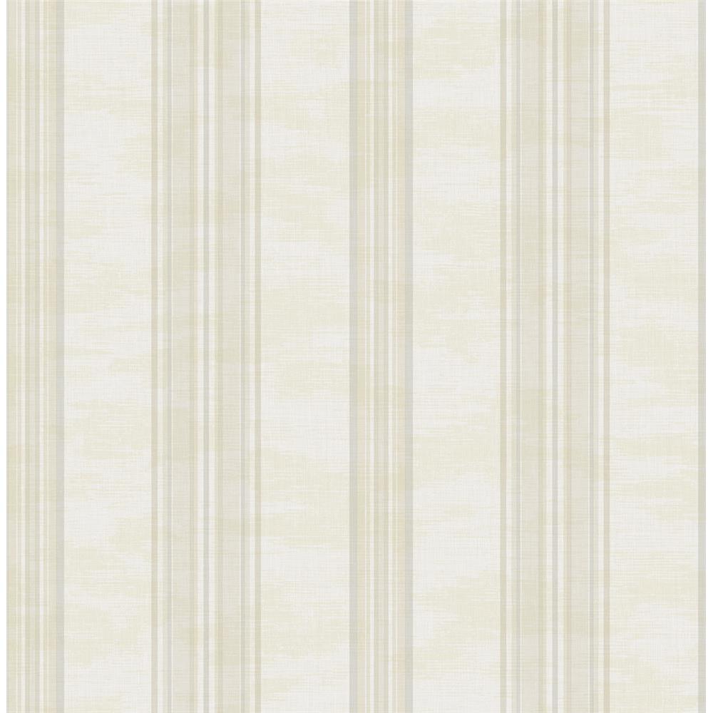 Wallquest GR61503 Bella Casa Multi Stripe Wallpaper in Beige