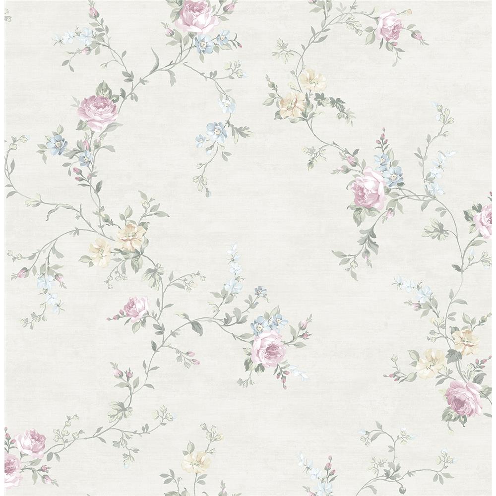 Wallquest MM50208 Bouquet Floral Trail Wallpaper
