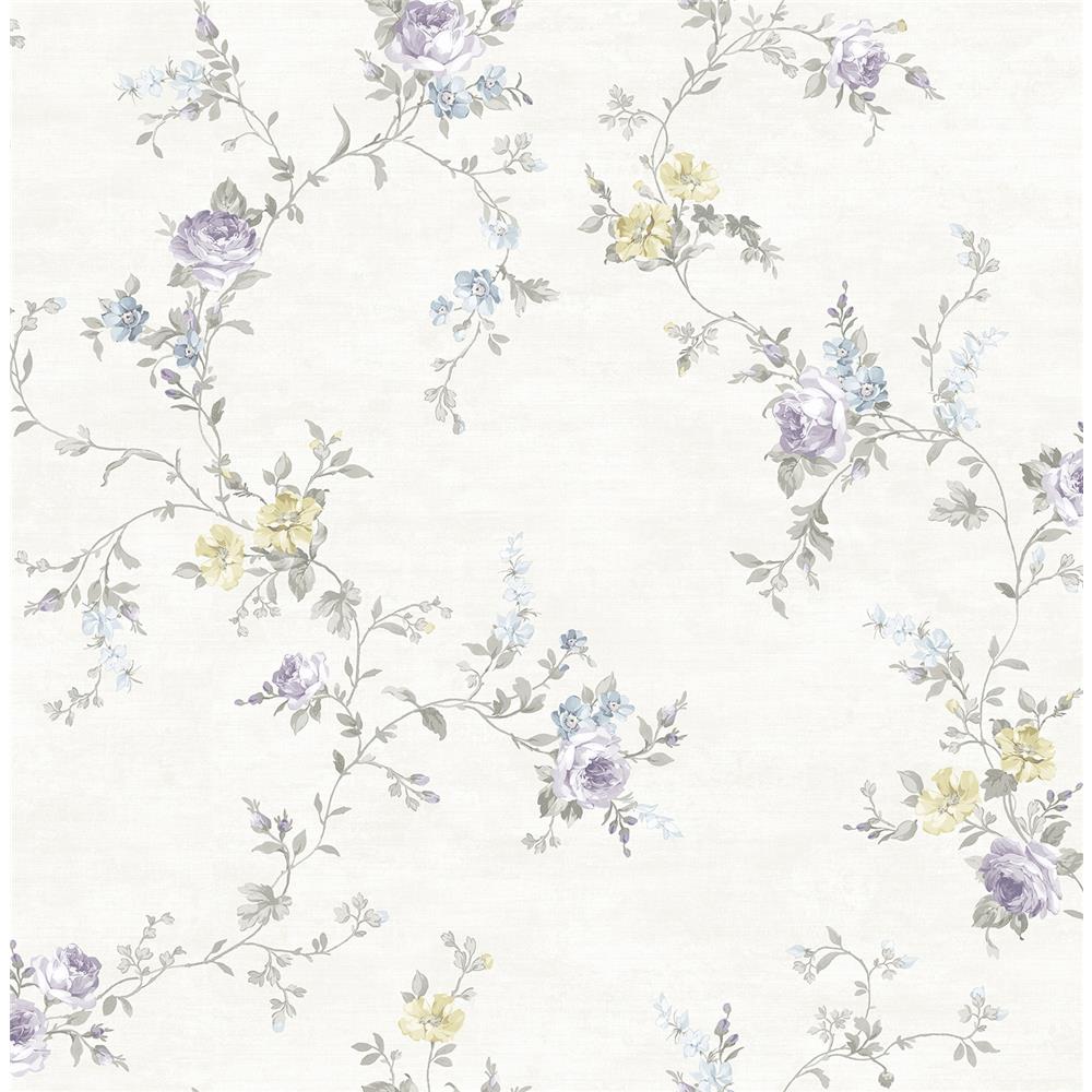 Wallquest MM50209 Bouquet Floral Trail Wallpaper