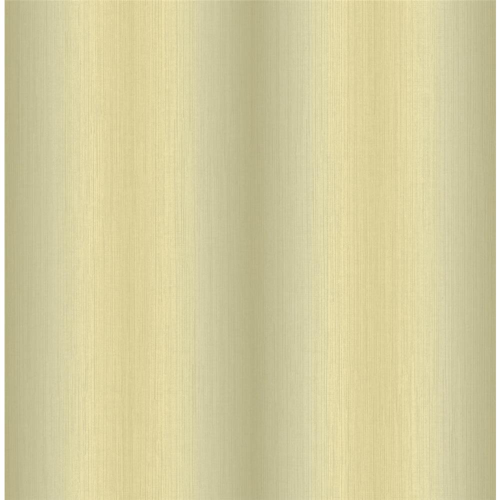 Wallquest RD80505 Lancaster Madelynn Striped Wallpaper in Yellow