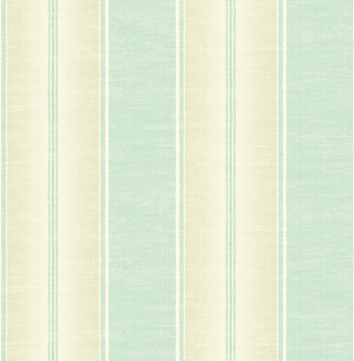 Wallquest RV20204 Summer Park Stripe Wallpaper in Green