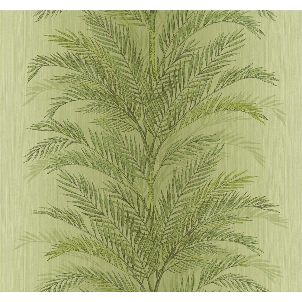 Wallquest TX40805 Cambridge Elegance Tropical Wallpaper in Green