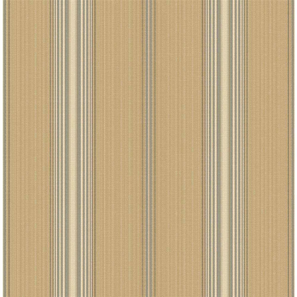 Wallquest TX41701 Cambridge Pental Striped Wallpaper in Brown