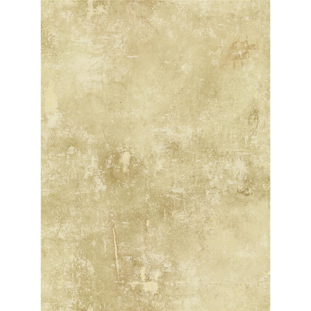 Wallquest VF30907 Manor House Faux Finish Wallpaper in Gold