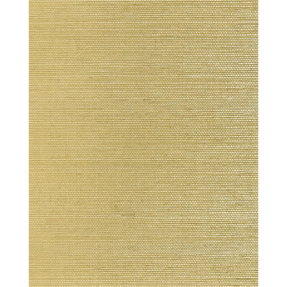 Washington Wallcoverings As1026 Asian Splendor Medium Tan Tight Sisal Weave Grasscloth Wallpaper