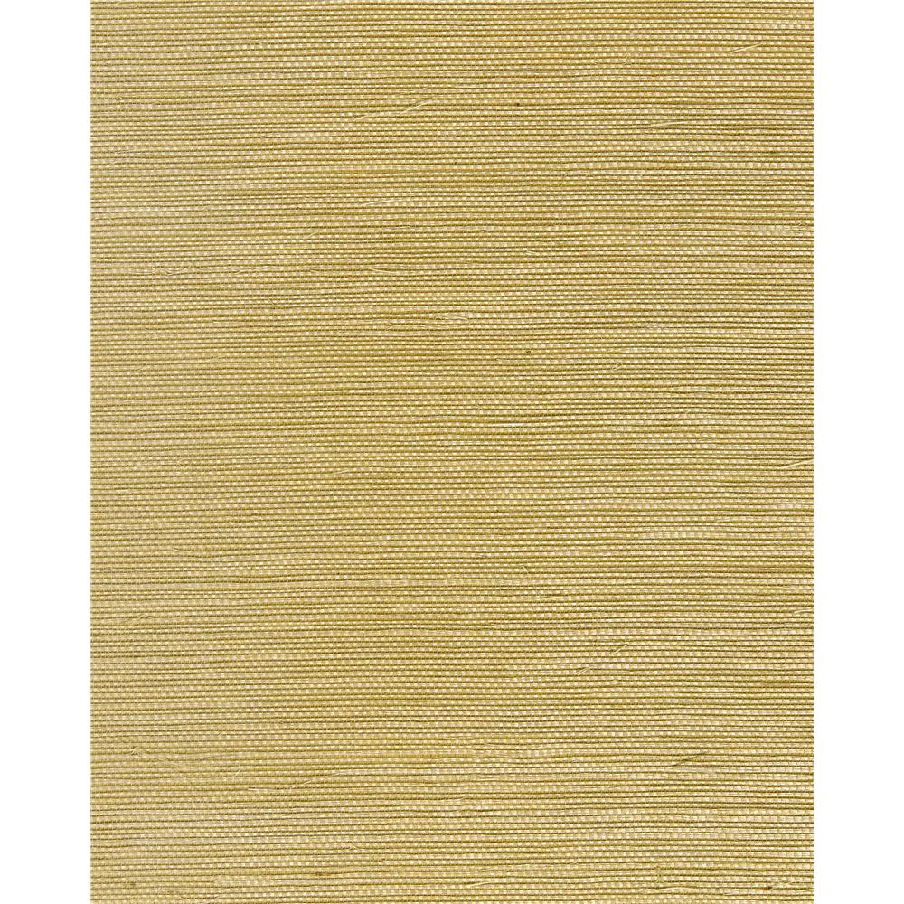 Washington Wallcoverings As1043 Asian Splendor Soft Camel Brown Tight Weave Sisal Grasscloth Wallpaper